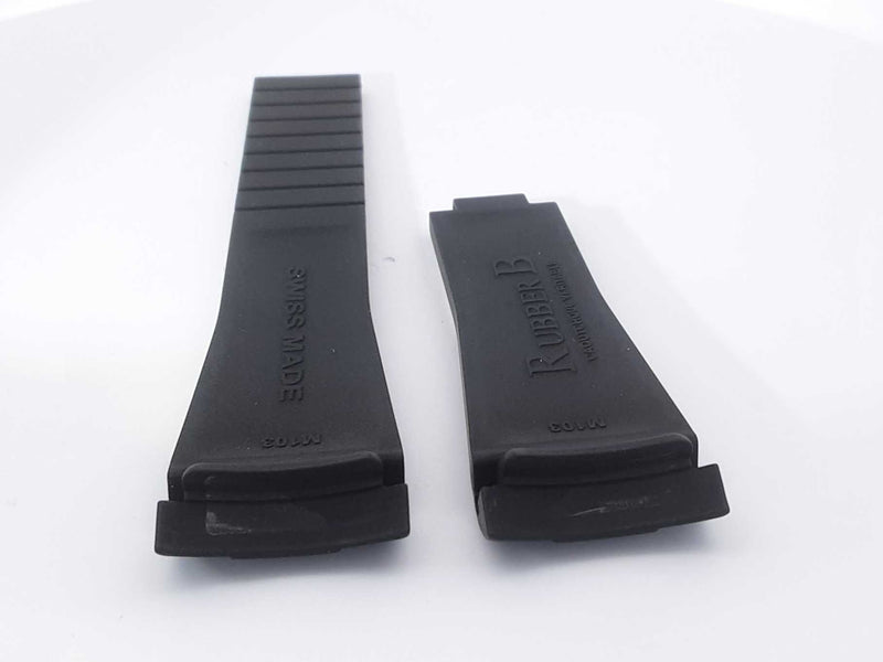 Rubber B M103-bk Black Watch Band Aa0623lwrsa