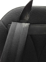 Gucci Medium Backpack In Logo-debossed Rubber-effect Black Leather Fw0426erxdu
