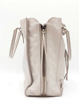 Balenciaga Papier A-4 Zip-around 2-way Bag In Light Grey Leather Fw0726ozxdu