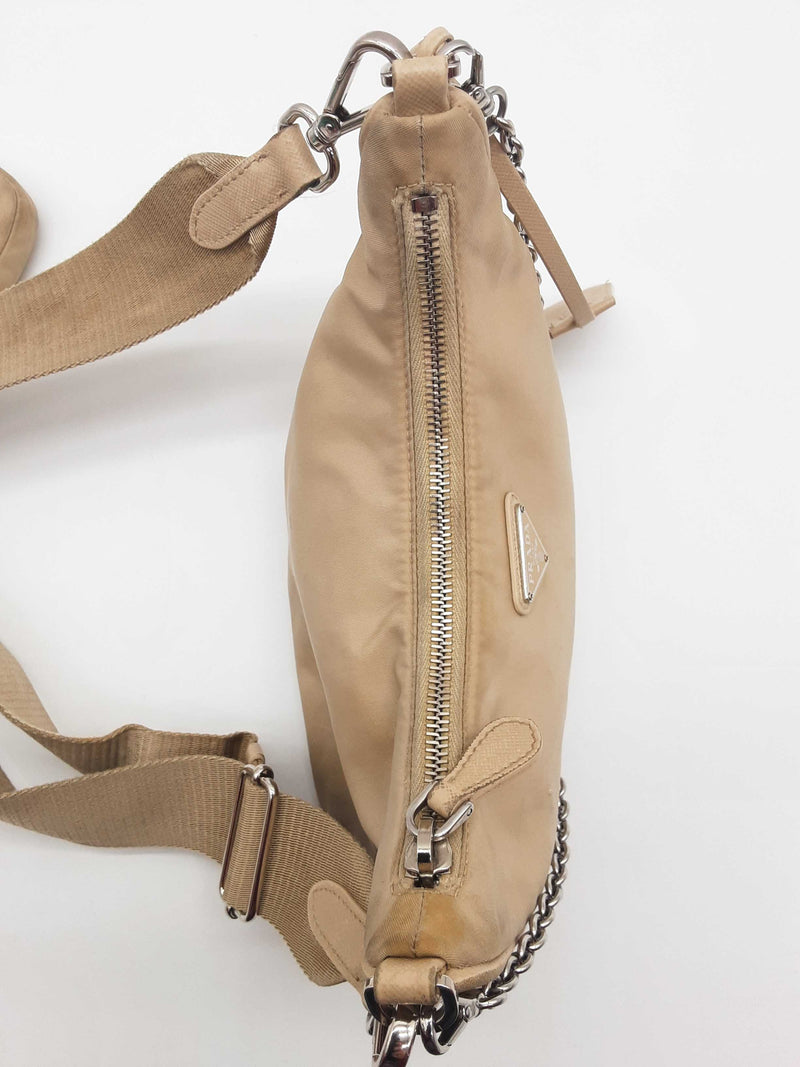 Prada Re-edition 2005 Beige Re-nylon Crossbody Bag Do0925pxzde