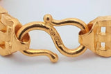 24k Yellow Gold Bracelet With S Hook Clasp 42.6 Grams 8.25 Inch Eb1224wxxzdu