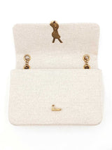 Yves Saint Laurent Jamie Chain Shoulder Bag In Quilted Jersey Fw0625exzdu