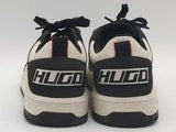 Hugo Boss Factory Team Charcoal Gray Shoes Size 9 Aa0826pzsa