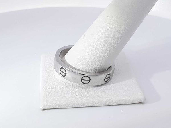 10k White Gold 10.7 Grams Wedding Band Size 14 Aa0925ozxsa