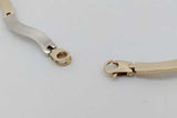 14k Two Tone Gold Wavy Link Necklace 29.3 Grams Eb0926lcrxsa