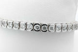 5.98cttw Diamond Tennis Bracelet In 14k White Gold 24.3g 7.25 Inch Eb0926lprxsa