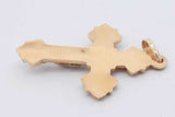 14k Yellow Gold Crucifix Pendant 2.1 Grams Eb0326lorsa