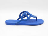 Hermès Egerie Chaine D'ancre Sandals In Blue Tpu Rubber Size 7.5 Fw1026ozxdu