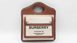 Burberry Mini Two-tone Canvas And Leather Pocket Bag Sd0526wzxdu