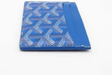 Goyard Blue Goyardine Saint Sulpice Card Case Wallet Eb0926oxzde