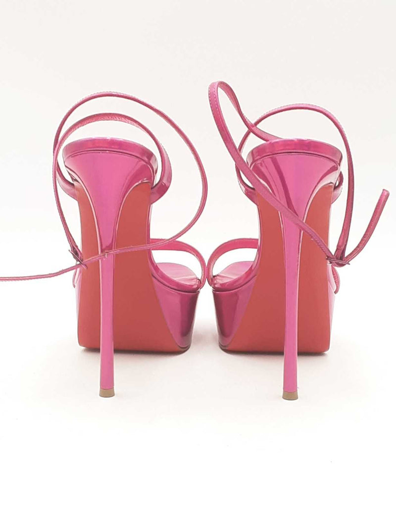 Christian Louboutin Loubi Queen Alta Psychic Patent Platform Pumps Eb0225lxzsa