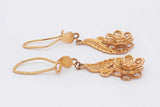 22k Yellow Gold Filigree Earrings 6 Grams Eb1125rxzsa