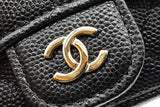 Chanel Black Caviar Quilted Leather Mini Chain Belt Bag Eb1125oexzde