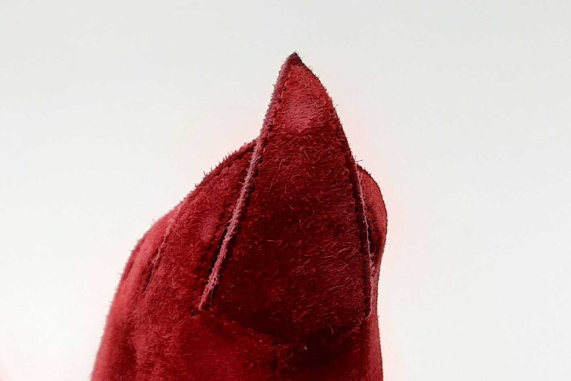 Christian Louboutin Victorina Red Suede Heels Size Eu 35.5 Eb1224lxzdu