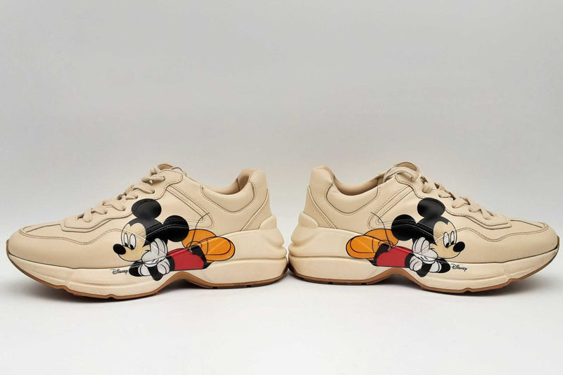 Disney X Gucci Rhyton Mickey Mouse Sneakers Size 36.5 Eb0624orxsa