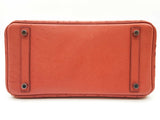 Hermes Birkin 30cm Brique Red Ostrich Palladium Hardware Handbag Do0626lrxzxde
