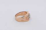 0.5ctw Diamond Ring In 14k Yellow Gold 8.4 Grams Size 6 Eb0126exzsa