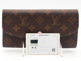 Louis Vuitton Emilie Monogram Pink Interior Brown Wallet Aa1225lrzsa
