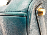 Hermes Birkin 35 Thalassa Blue Clemence Gold Hardware Handbag Do0825sxzxde