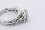 1.70cttw Diamond Ring In 14k White Gold Ring 8.5 Grams Size 7 Eb0925irzsa