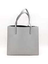 Marc Jacobs The Grind Gray Leather Tote Bag Fw1224ixsa