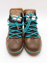 Dolce & Gabbana High Top Mix & Match Leather Sneakers Size 10 Eb0725lcrde