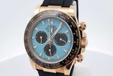 Rolex Daytona Cosmograph Turquoise Dial 18k Gold 40mm Watch Eb0526rxzzzsa