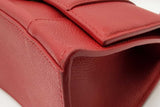 Balenciaga Red Leather Hourglass Top Handle Bag Eb0626rxzde