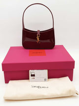 Yves Saint Laurent Le 5 A 7 Mini Burgundy Patent Leather Bag Eb0426irxde