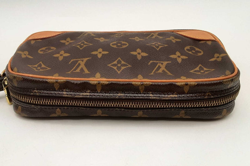 Louis Vuitton Monogram Marly Dragonne Wristlet Eb0125wcesa