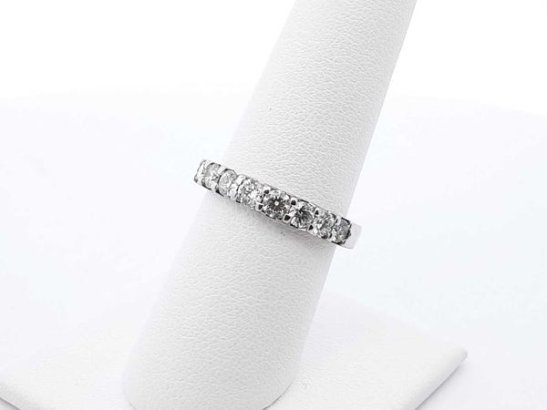 .90ctw Diamonds 14k White Gold 3.9 Grams Ring Size 5.5 Sd0425orzdu