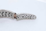 John Hardy Balu Sterling Silver & 22k Gold Hinged Cuff Bracelet 49.8g Eb426pxzde