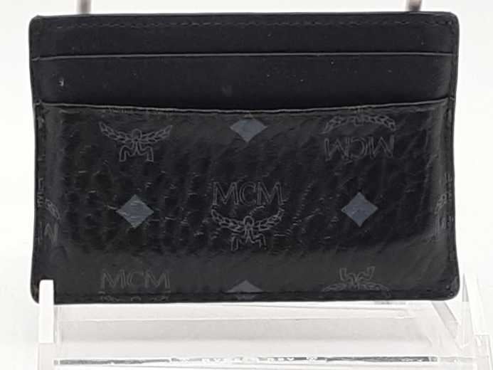 Mcm Card Case In Visetos Black Aa1025pzsa