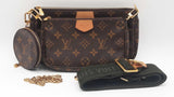Louis Vuitton Multi Pochette Accessoires Khaki Jacquard Strap Sd0726liorde