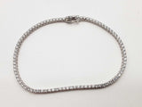 1.68 Cttw Lab Grown Diamonds 14k White Gold 3.5g Tennis Bracelet Do0726srxde