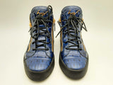 Giuseppe Zanotti Frankie Blue High Top Sneakers Size 41. Fw1024crsa