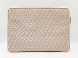 Michael Kors Jet Set Travel Large Laptop Case In Logo Coated Canvas Fw0826wzdu