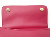 Dolce & Gabbana Sicily Fuschia Pink Saffiano Leather Crossbody Bag Do0425irxde