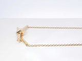 Tiffany & Co. Knot Pendant Necklace In 18k Gold 8.5 Grams 17 Inch Fw0826lxzxdu