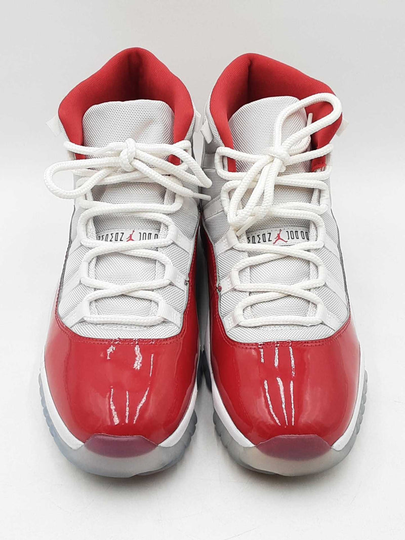 Nike Air Jordan 11 Retro "Cherry" Red & White Sneakers Size 14 Fw0325lxzdu
