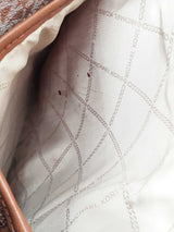 Michael Kors Rhea Small Zip Backpack In Signature Logo Coated Canvas Fw0326czsa