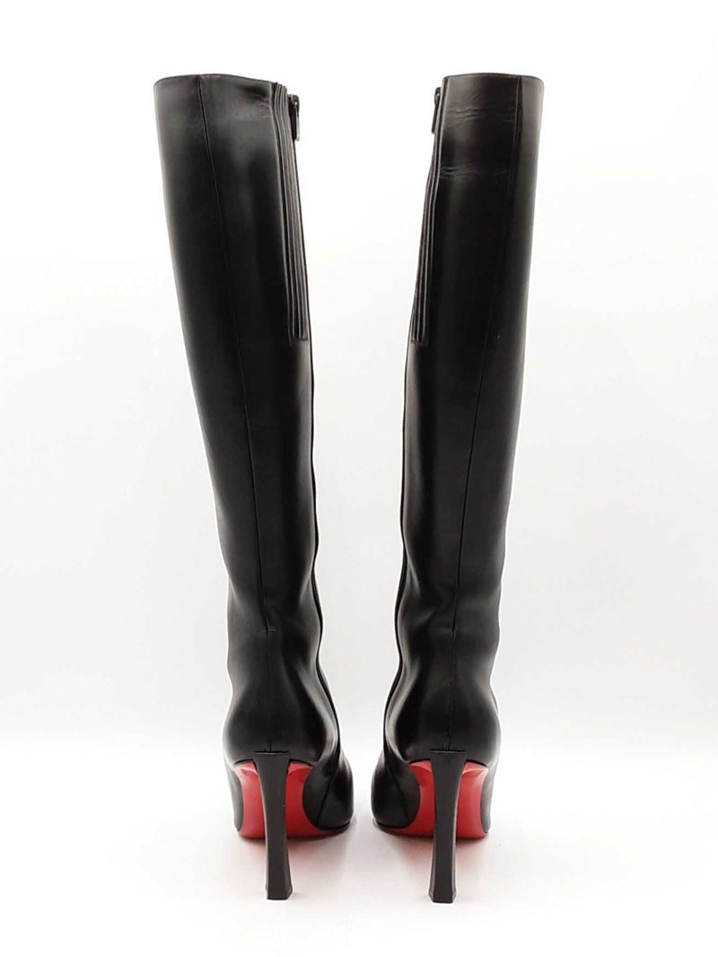 Christian Louboutin Condora Botta 85 Leather Knee Boots Size Eu 42 Fw0625ozxdu