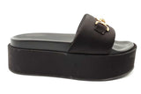 Versace Medusa Platform Slides Size 38.5 Eb0726lorsa