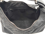 Gucci Horsebit Monogram Black Canvas Hobo Bag Fw0225oxxdu