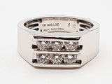 0.95 Cttw Lab Grown Diamonds 7.4g 10k White Gold 7.4g Ring Size 10 Do0525pcrde