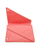 Bottega Veneta Red Ostrich Leather Piano Clutch Sd1025lczxde