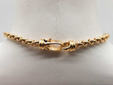 David Yurman 18k Yellow Gold 25.2g Wheat Chain 22 In 25.2 Do0824wwxzde