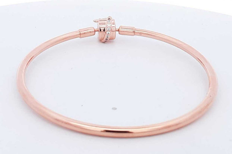 Pandora Rose Gold Plated Shooting Star Bangle Bracelet 8.1 Grams Eb0924wxsa