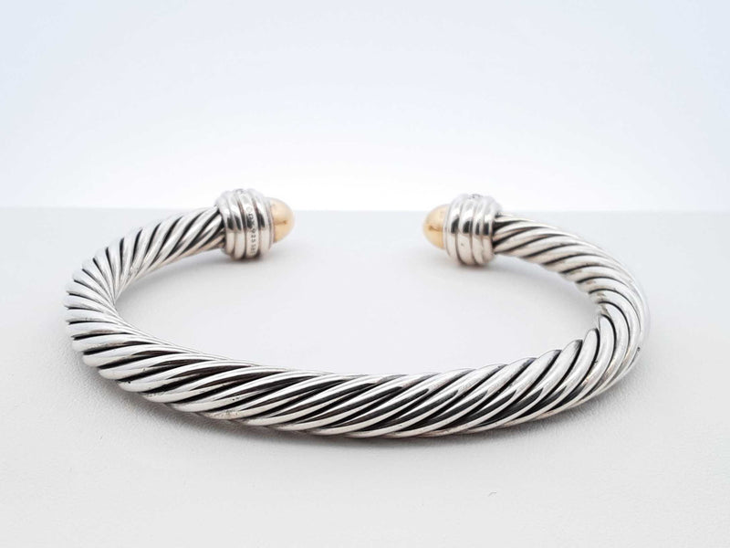 David Yurman Classic Cable Bracelet In Sterling 44.5 Grams 7 Inch Fw1025rxzdu