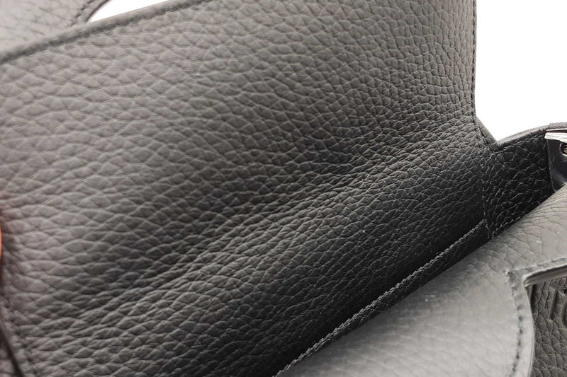 Tiffany & Co. Return To Tiffany Black Grained Leather Mini Tote Bag Fw1125rxzdu